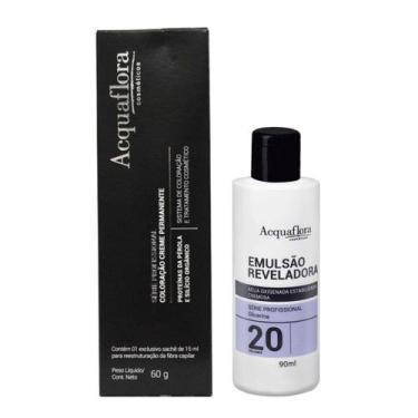 Imagem de Coloração Creme Permanente 6.0 Louro Escuro 60g + Ox 20v. - Acquaflora