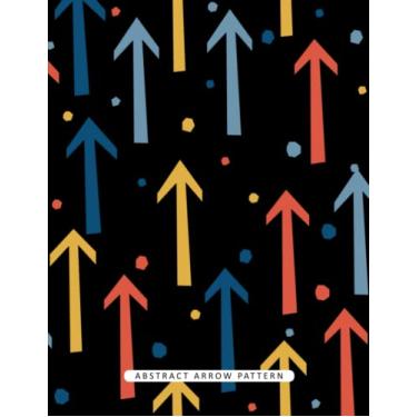 Imagem de Abstract Arrow Pattern Notebook: Notebook, Journal, Planner, Logbook, Daily Notes, 8.5x11 Wide Ruled Lined 110 Pages, Perfect for Women, Girls, Teens, Ladies, Bosses, Mentors and Friends