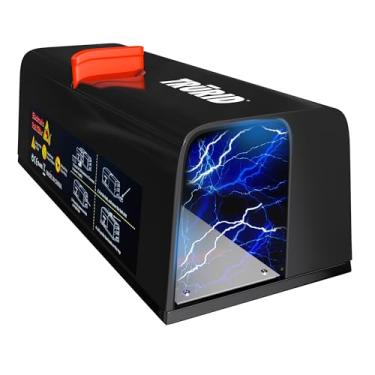 Imagem de Armadilhas para ratos e ratoeiras internas para casa - Poderoso assassino elétrico de roedores, design anti-escape humano e reutilizável, mata instantaneamente ratos, camundongos, esquilos e esquilos