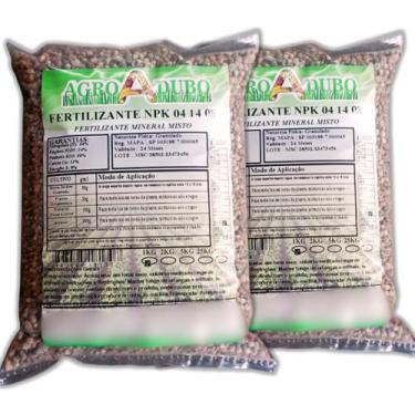 Imagem de Fertilizante Npk 04 14 08 2kg P/ Roseiras Jardim Plantio Hortas - AGRO