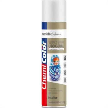 Imagem de Spray Chemicolor Verniz Incolor Brilhante 400Ml/250G. - BASTON CHEMICO