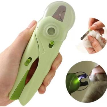 Imagem de Cortador De Unhas Para Pets Cães E Gatos Alicate Com Lixa Embutida e L