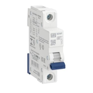 Imagem de Disjuntor Mini Monopolar MDWP 4A Curva C Weg