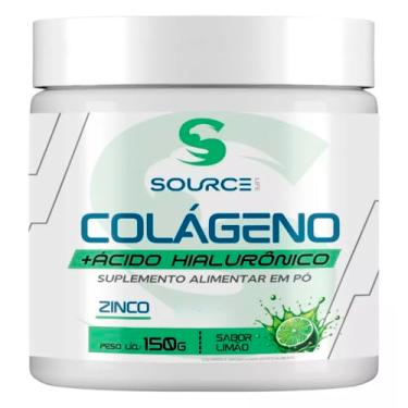 Imagem de Colágeno Hidrolisado + Acido Hialurônico 150g - Source Life (150g, Abacaxi)