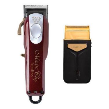 Imagem de Kit Maquina Wahl Magic Clip Cordless + Aparador Travel Shaver