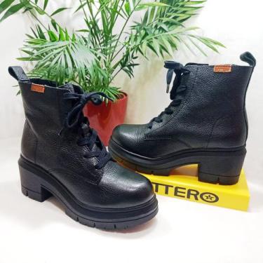 Imagem de Linda Bota Bottero Coturno Em Couro, 37, Preto