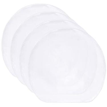 Imagem de CREATCABIN 8 peças de película de proteção de raquete de tênis de mesa capa de raquete de pingue-pongue película protetora transparente transparente acessórios para raquetes de protetor de borracha de