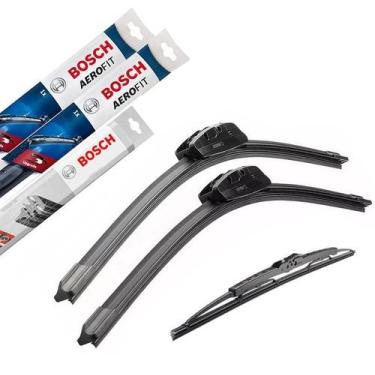 Imagem de Kit Palheta Limpador Parabrisa Audi A3 2000 2001 2002 2003 - Bosch