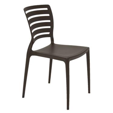 Imagem de Cadeira Tramontina Sofia Com Encostovazado Horizontal Marrom