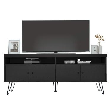 Imagem de Rack Para Tv Até 60 Polegadas Liberty Preto Artely Preto Fosco