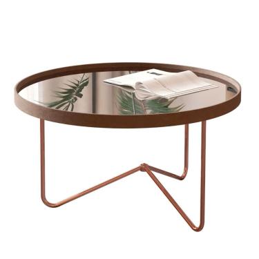 Imagem de Mesa Centro De Sala Pensilvania Castanho Bronze