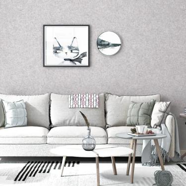 Imagem de Papel De Parede Colorkey Concreto Cinza E Prata Col1033