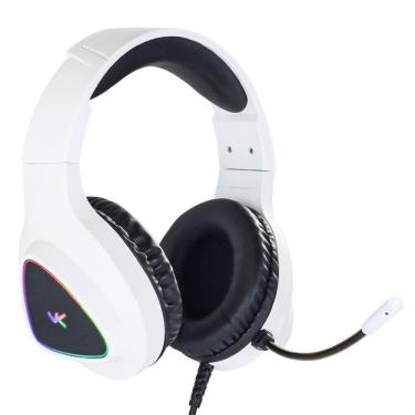 Imagem de Fone De Ouvido Headset Gamer Chroma Usb 7.1 Rgb Branco -...