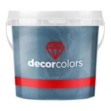 Imagem de Cimento Queimado Diamantado 3,2 kg - Decor Colors - 000003, Safira Esc
