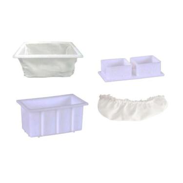 Imagem de Kit Forma Com Dessorador Produção Queijo Coalho Caseiro 500G - Injesul