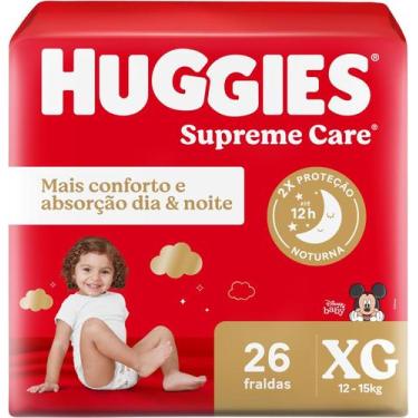 Imagem de Fraldas descartaveis huggies supreme care mega xg c/26 und - Kimberly-