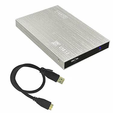 Imagem de HWAYO Disco Rígido Externo Portátil Ultrafino De 2,5'' Hdd 500Gb Com Usb 3.0 Para Console Xbox One, Pc, Laptop E Macbook (Prata)