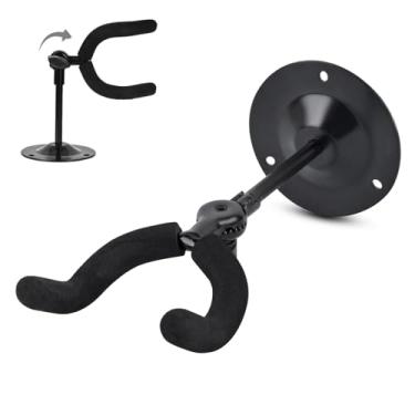 Imagem de Suporte de parede para besta, suporte de arco composto ajustável para armazenar e exibir arcos, ajuste a direção da proteção da esponja sem arranhões