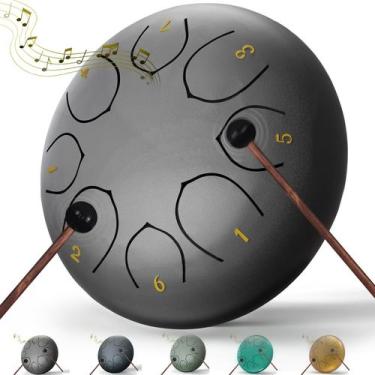 Imagem de Tambor de chakra de língua de aço Innowarmer Rain Drum de 6 polegadas 