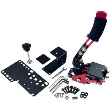 Imagem de LLANNDER Z140 Red Racing Game USB Handbrake for 16Bit SIM for Racing Games, Compatible with G27 G29 G920 G923 T500 T300 Simulate Linear Handbrake [windows]