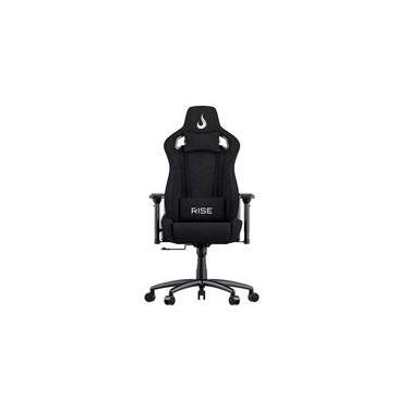 Imagem de Cadeira Gamer Rise Mode Z5, Ângulo Ajustável, Braço 4D, Preto, Tecido - RM-CG-Z05-BK-FBC