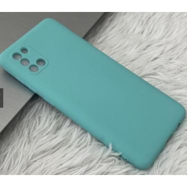 Imagem de Case Capa Capinha A31 Samsung Galaxy Silicone Aveludado Proteção de Câ