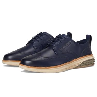 Imagem de Cole Haan Sapato Oxford masculino Grand Hurrion Wingtip, Midnight Moon/Irish Coffee/Aveia, 38