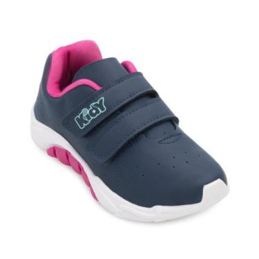 Imagem de Tênis Kidy Mais Infantil KD23-16812, 29, Marinho, Pink