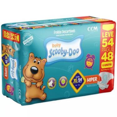Imagem de Fralda Descartável Scooby Doo Pacote Hiper Econômico - CCM, XG Com 54