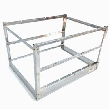 Imagem de Suporte de Inox 430 para Churrasqueira 40x52X50 - WRSTEEL