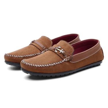 Imagem de Dockside Mocassim Masculino Drive Detalhe Ancora Solado Borracha Confortavel Basico Dia a Dia Tamanho:42;Cor:Marrom;Gênero:Masculino;Departamento BS:Esporte