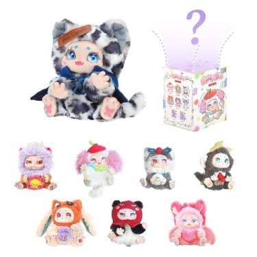 Imagem de Plush Blind Box Figures, Cute Vinyl Blind Box Plush Doll, Kimmon Regain Myself Series Collectible Toys, Kawaii Action Figure Mystery Box for Birthday, Single Box (1 of 8 Styles)