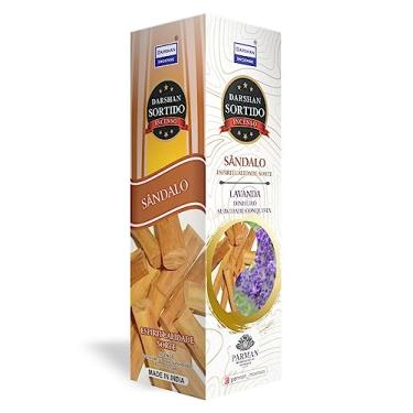 Imagem de Incenso Sandalo + Lavanda Darshan Box 25 Caixas Com 8 Varetas