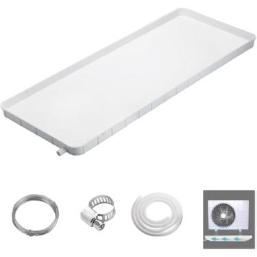 Imagem de Air Coditioer Drip Pa Portátil Ac Drai Pa Com Drai, Codesate Drai Pa Bandeja De Gotejamento De Plástico, 1-2p Widow Air Coditioer Drai Kit Para Sistemas De Bomba De Calor Ac Split, 3m hose