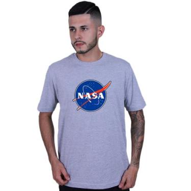 Imagem de Camiseta Tradicional Unissex Algodão Moda Geek Nerd Nasa U.S.A - Lafre