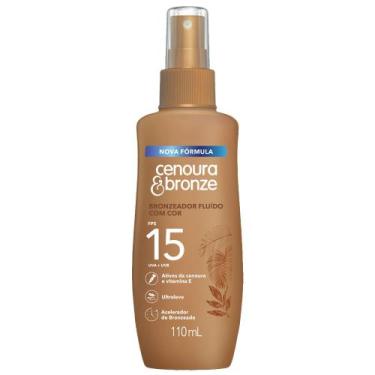Imagem de Bronzeador Fluído com Cor Spray Cenoura & Bronze FPS 15 110ml - Cenour