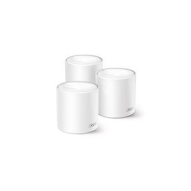 Imagem de Kit 3 Roteadores TP-LINK MESH WI-FI 6 Gigabit DUAL-BAND AX1500 Deco X1