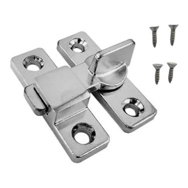 Imagem de Fecho Tranqueta Tramela Para Porta Em Alumínio E Aço