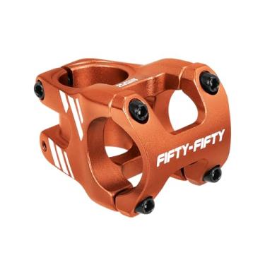 Imagem de FIFTY-FIFTY Haste de bicicleta de montanha, haste curta de liga de alumínio MTB, adequada para tubo de direção de 1-1/8, guidão de bicicleta de 31,8 mm, adequado para todas as montanhas, suportes