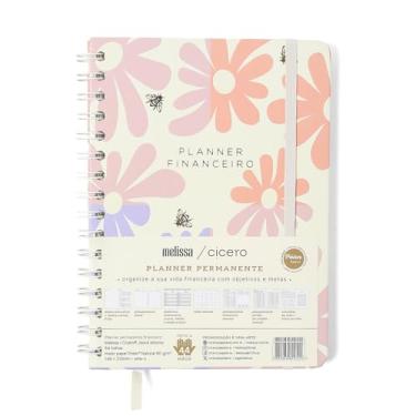 Imagem de PLANNER PERMANENTE WIRE-O MELISSA FINANCEIRO A5 BLOCK BLOOMY