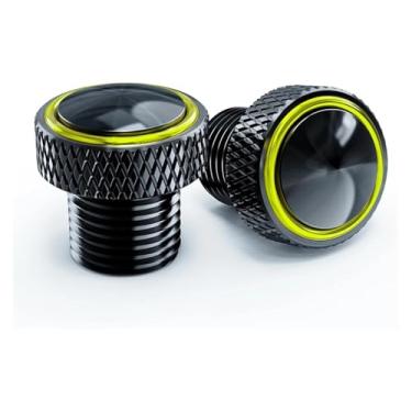 Imagem de BYYINGSUS Tampas de parafusos de plugue de furo para espelhos de motocicleta Tampa de furo de seta compatível com Z900 Z750 Z650 Z800 Z1000 SX Z400 (Mhp dourado)