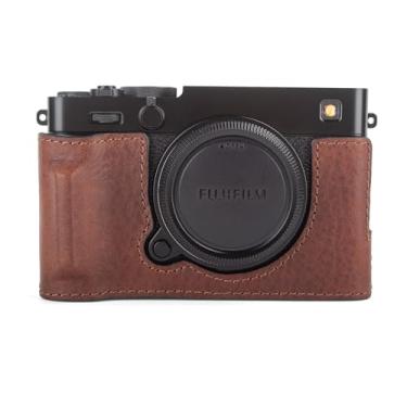 Imagem de MUZIRI KINOKOO Capa para X-E5, capa protetora de couro genuíno destinada à câmera digital Fujifilm X-E5/Fujifilm X E5, acessórios para Fujifilm X-E5 com compartimento de bateria e design de alça de