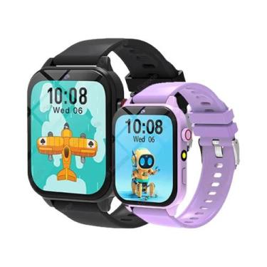 Imagem de Relógio Inteligente À Prova d'Água Para Crianças Com Jogo Lanterna Tel