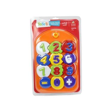 Imagem de Quebra cabeça puzzle educativo mania números - tateti 0219