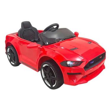 Imagem de Mini Carro Elétrico Vermelho Mustang 6v Controle Remoto - ImportWay