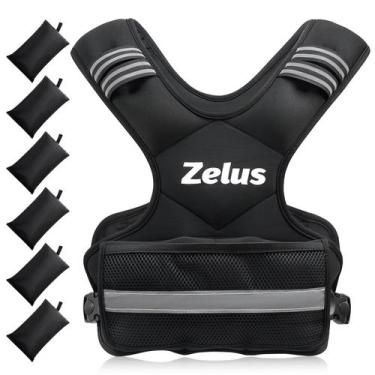 Imagem de Colete pesado ZELUS ajustável de 5-9 kg para homens e mulheres