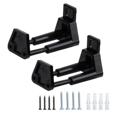 Imagem de 2un. Guias Piso para Portas Correr Celeiro, Guia Piso Ajustável Portas Celeiro com Parafusos e Tubos de Expansão para Escritório Doméstico