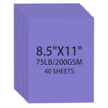 Imagem de Cartolina roxa escura 21 x 29 folhas