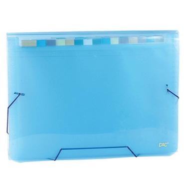 Imagem de Pasta Sanfonada Plástica A4 12 Divisões Azul - Dac
