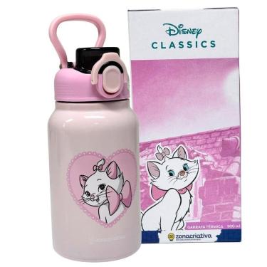 Imagem de Garrafa Térmica Inox Click 500Ml Gatinha Marie Zona Criativa